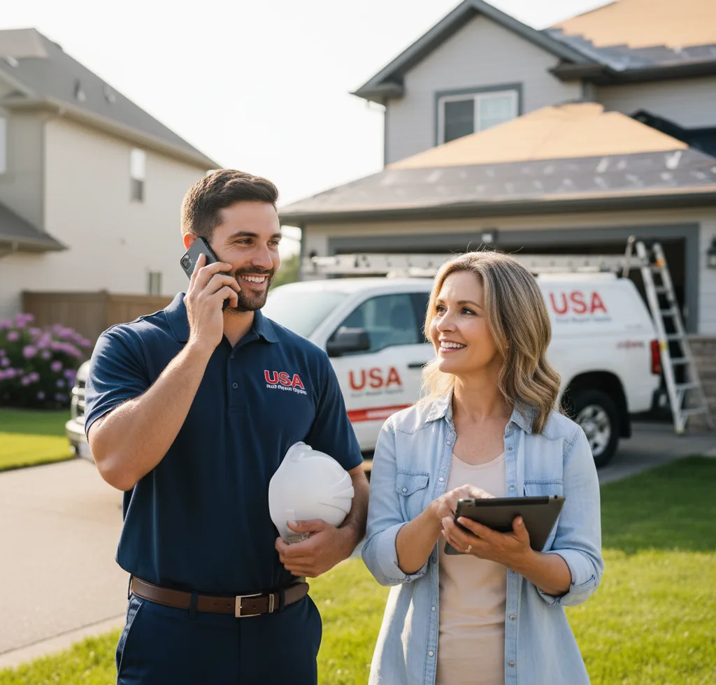 USA Roof Repair Experts customer support in Stopover